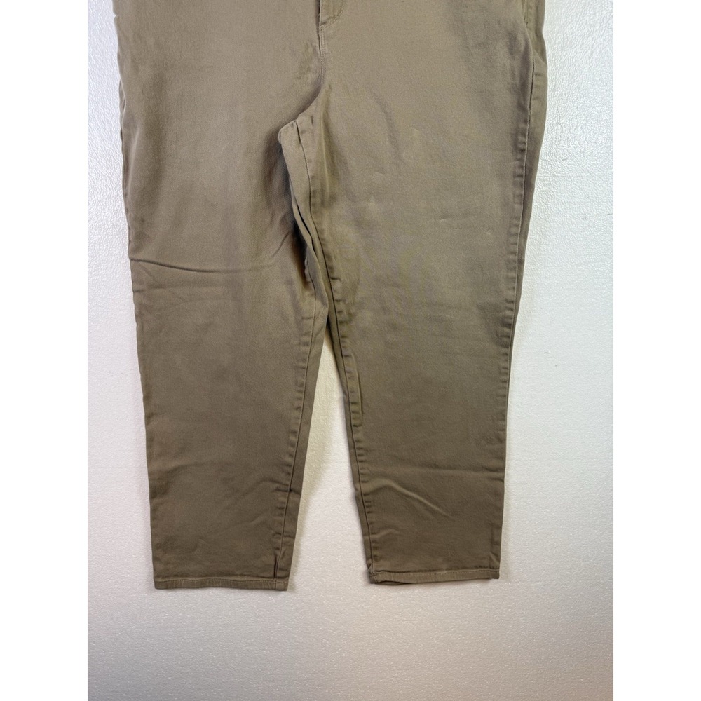 Gloria Vanderbilt Women's Amanda Jeans Womens Sz 20W Trousers Pants Tan Khaki - Picture 11 of 11